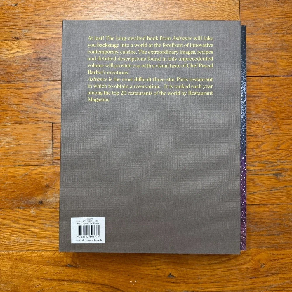 ASTRANCE A COOK'S BOOK - First Edition English - Gorgeous!
